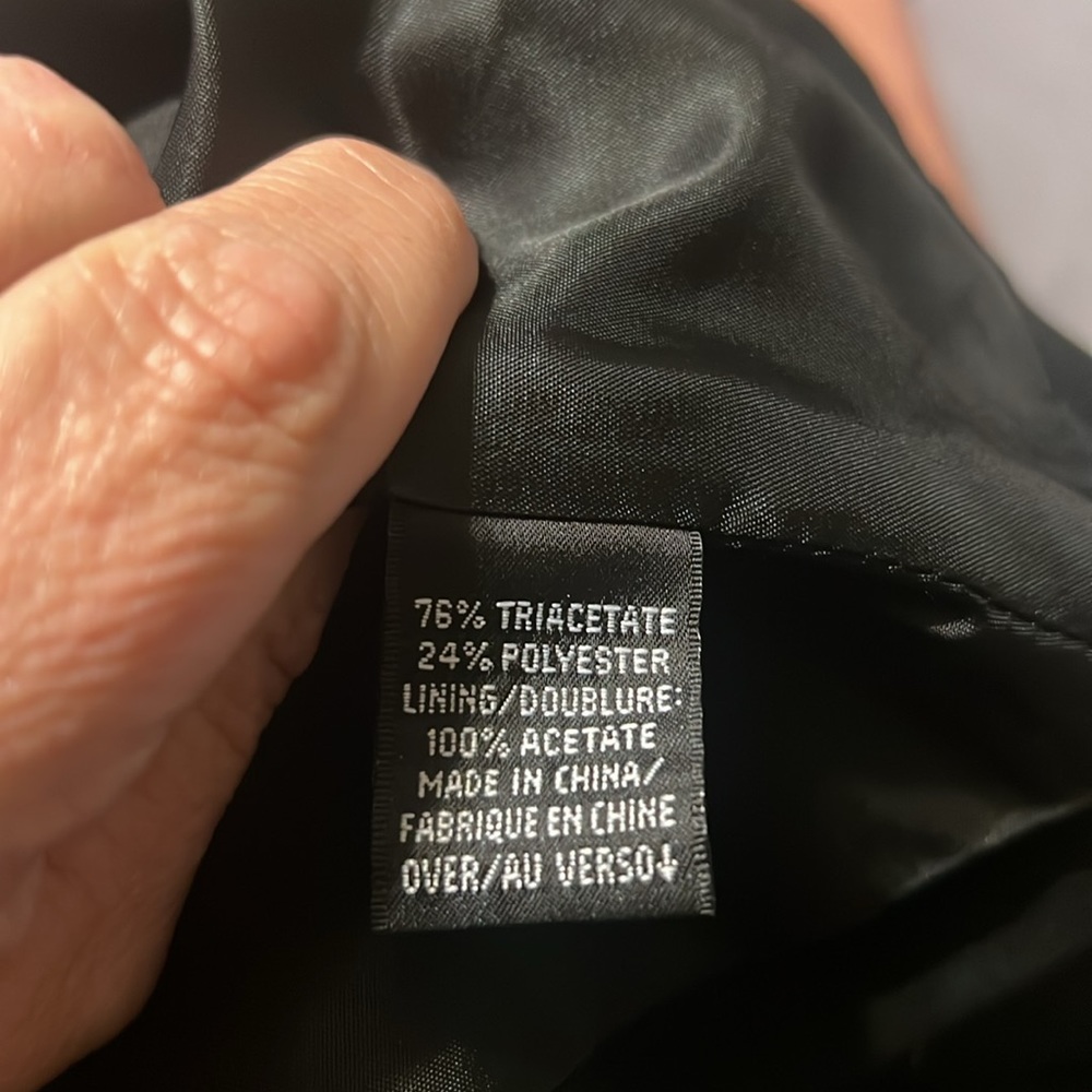 Ellen Tracy for Saks Fifth Avenue black 3/4 sleeve suit jacket - Picture 8 of 8